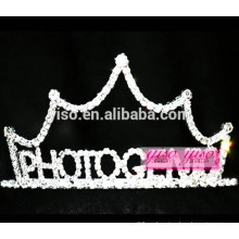 Tiara conocida del ornamento del pelo de la envoltura principal cristalina de encargo